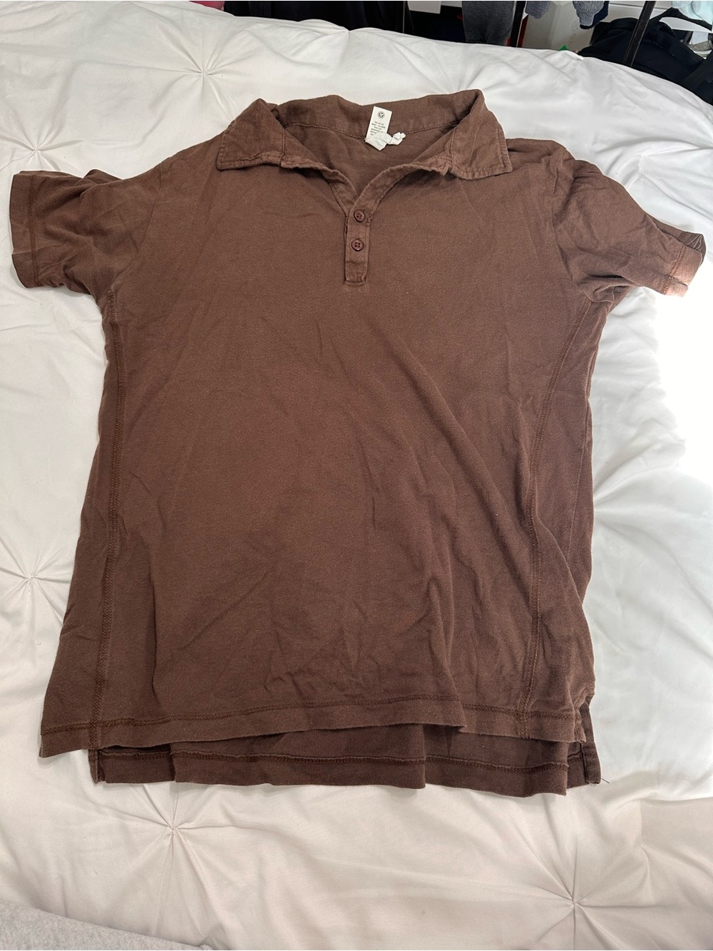 Classic Brown Men’s Polo Shirt